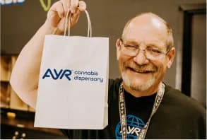 Welcome Back Rewards member celebrating a birthday at an Ayr dispensary